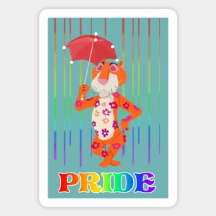 Pride Small World Tiger Magnet